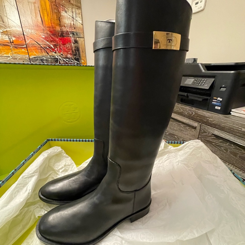 Tory Burch Riding Boots - Brand New - Black
